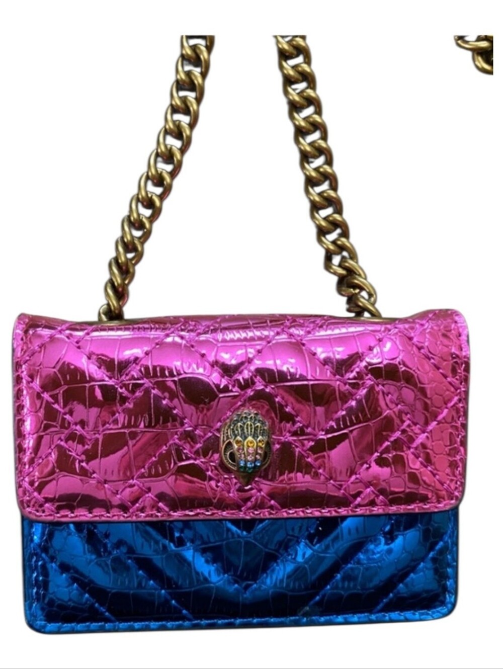 Kurt Geiger London Micro Kensington Quilted Crossbody In Box - Picture 11 of 11